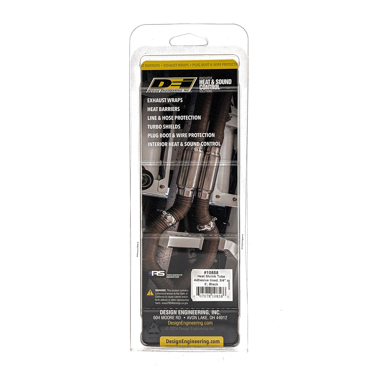 Hi-Temp Shrink Tube 19mm (3/4") x 2ft w/Adhesive