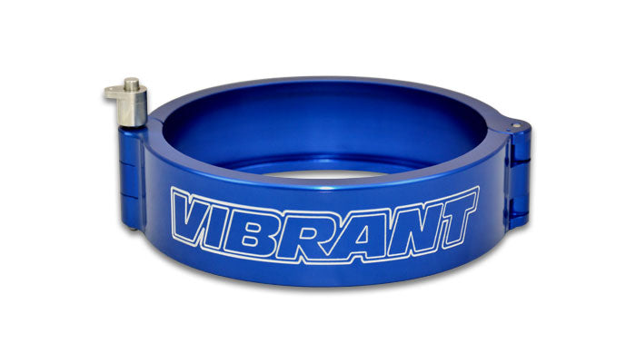 Vibrant HD Quick Release Clamp with Pin for 5 OD Tubing - Anodized Blue