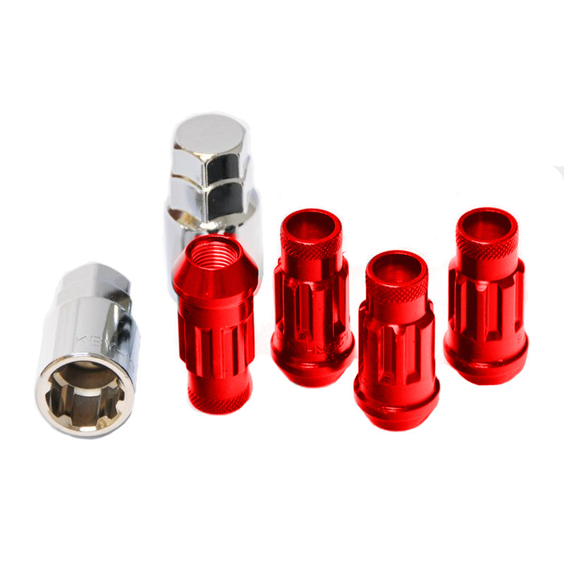 MUTEKI SR48 LOCK SET 12X1.25 RED 48MM