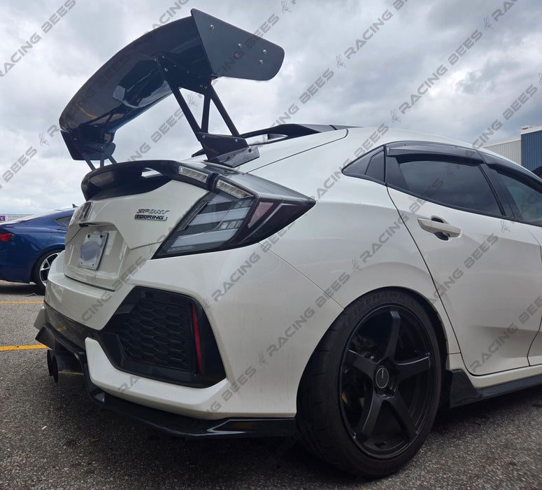 JDM Brand 2017-2021 Honda Civic Hatchback VTX Style Trunk Spoiler (Carbon Fiber)
