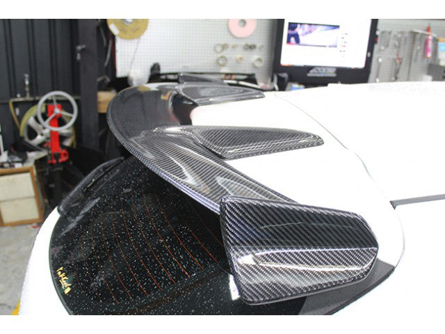 JDM Brand 2014-2018 Mazda 3 Hatchback KS Style Trunk Spoiler (Carbon Fiber)