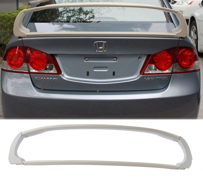 JDM Brand 2006-2011 Honda Civic Sedan Mugen-RR Style Trunk Spoiler