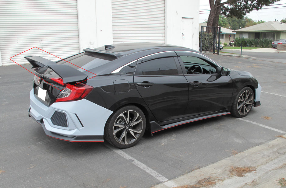 JDM Brand 2016-2020 Honda Civic Sedan Type-R Style Trunk Spoiler