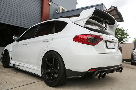 JDM Brand 2008-2014 Subaru Impreza WRX/STI Hatchback VR Style Trunk Spoiler (Carbon Fiber Center)