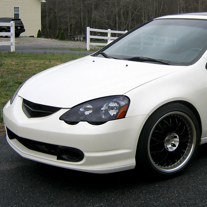 JDM Brand 2002-2004 Acura RSX Factory Style Headlights w/ Amber Reflectors (Matte Black Housing/Clear Lens)