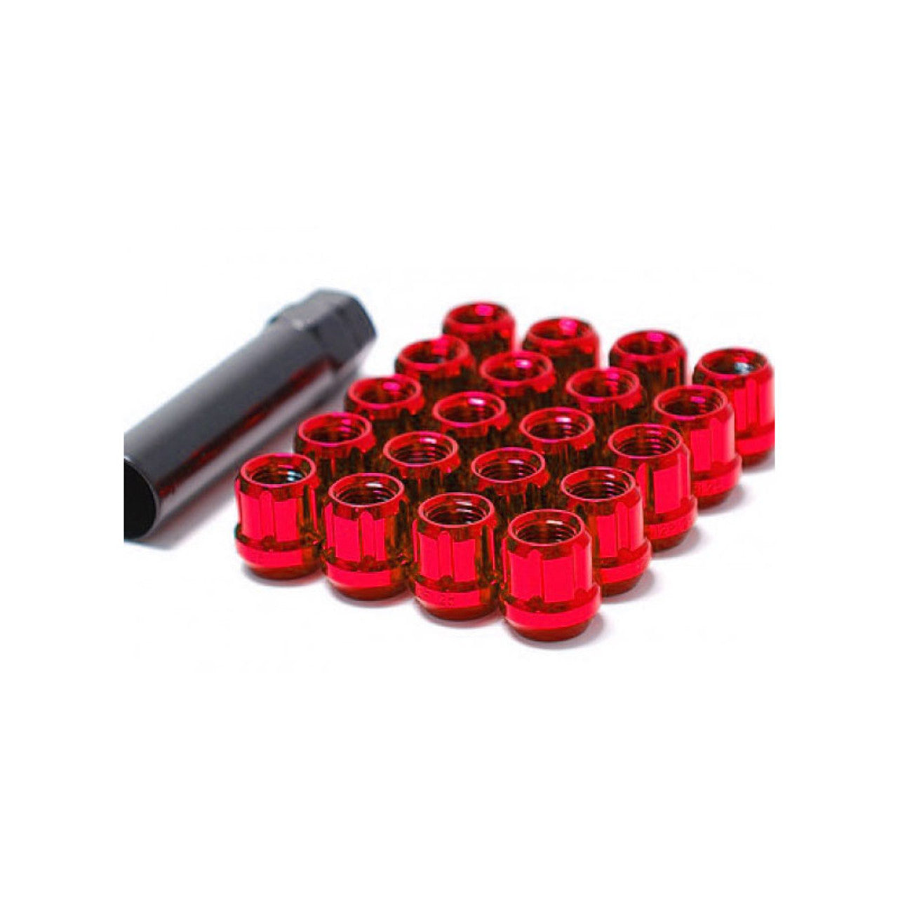 MUTEKI LUG NUT OPEN RED 12X1.50