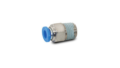 Vacuum Fitting Male Straight (1/8 NPT Thread) - 5/32 (4mm) O.D. Tubing
