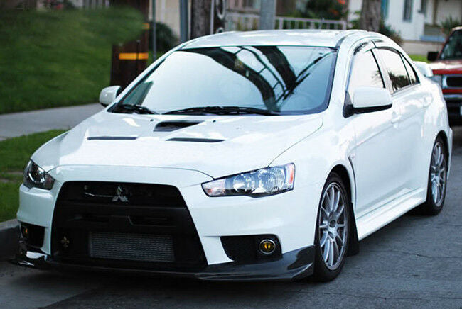 JDM Brand 2008-2015 Mitsubishi Evolution 10 VR Style front bumper lip