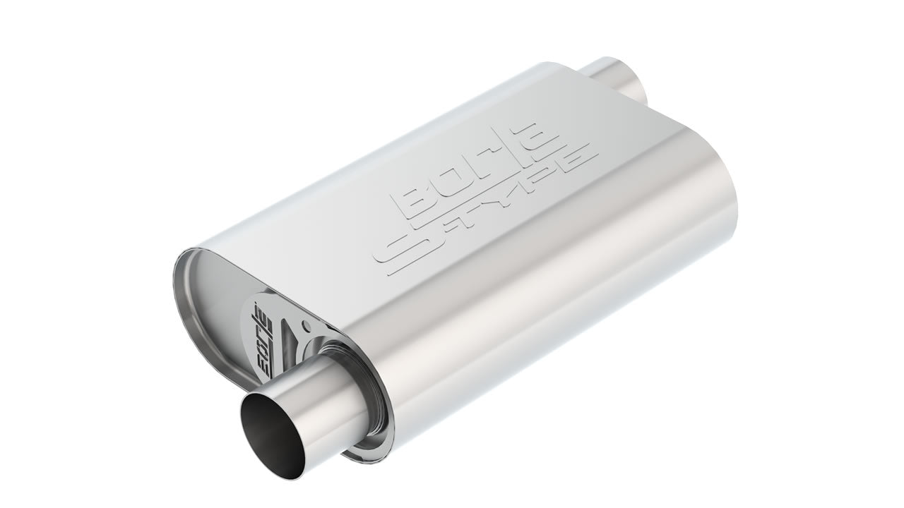 BORLA CRATEMUFFLER, 2.5 OFFSET-IN/"