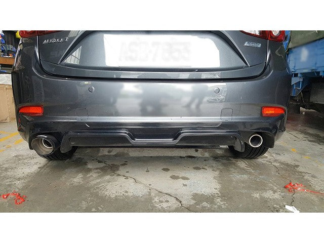 JDM Brand 2017-2018 Mazda 3 Hatchback MK Style Rear Lip Diffuser