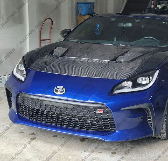 JDM Brand 2022+ Subaru/Toyota BRZ/GR86 VR Style Hood (Carbon fiber)