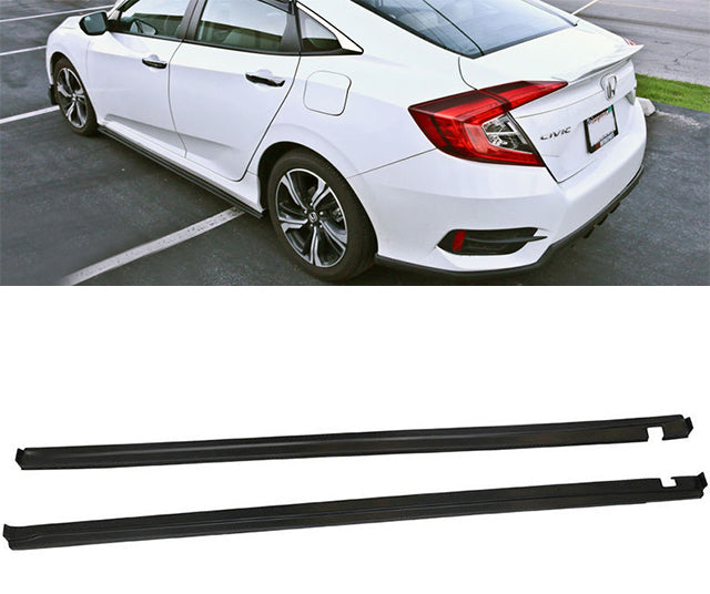 JDM Brand 2016-2018 Honda Civic Sedan TC Style Side Skirts