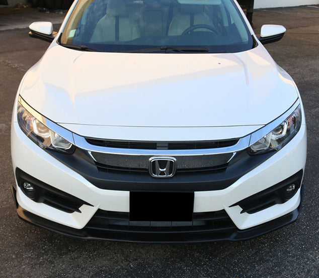 JDM Brand 2016-2018 Honda Civic CS Style Front Bumper Lip
