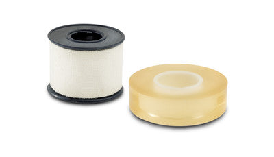2 Meter (6-1/2 Feet) Roll of White Adhesive Clean Cut Tape