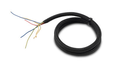 1 O.D. Flexible Split Sleeving (5 foot length), Black