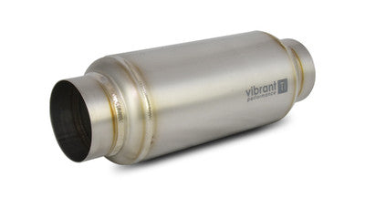 Resonator SS 4.00 Inlet/Outlet (5.00 O.D. x 18 Long)