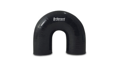 Hose Coupler, Silicone, 4ply Aramid Reinforced, 180 degree Elbow, 3.50 in. Inlet