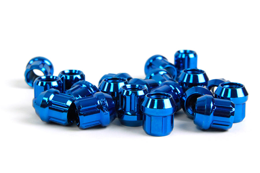 MUTEKI LUG NUT OPEN BLUE 12X1.25