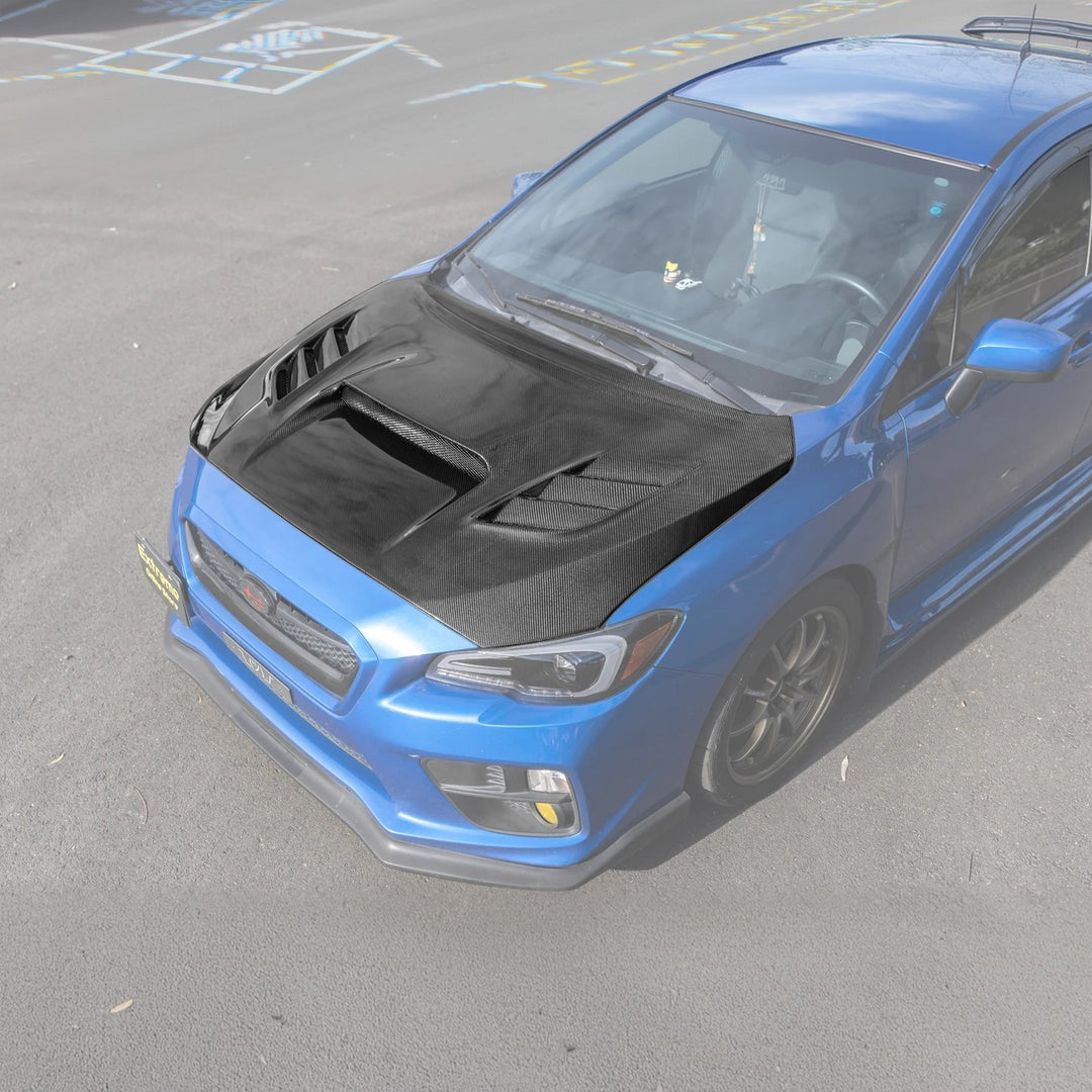 JDM Brand 2015-2021 Subaru WRX/STI VRS Style HOOD (Carbon Fiber)