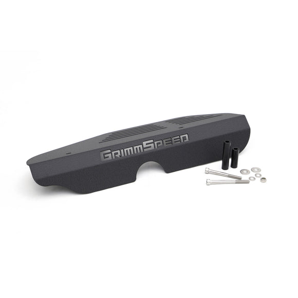 Grimmspeed Alternator Cover Black For Subaru Turbo EJ Engine GrimmSpeed
