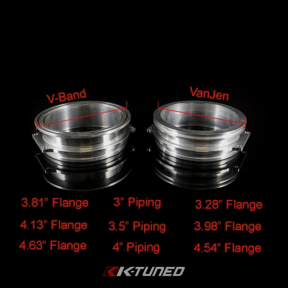 90mm Throttle Body Inlets - 3.5' Silicone Coupler (Does NOT fit 2019 Throttle Bodies KTD-TB9-B10, KTD-TB9-K10, KTD-TB9-D10)