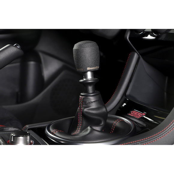 Grimmspeed Stubby Shift Knob Stainless Steel Black M12x1.25 Manual