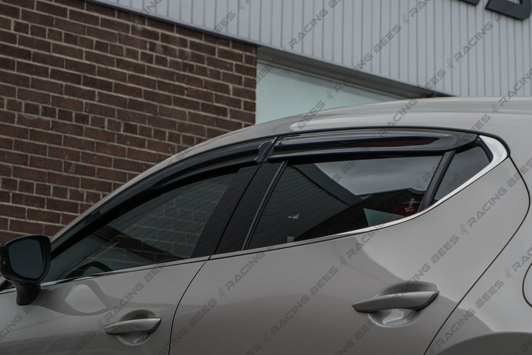 JDM Brand Window Visor for 2019+ Mazda 3 (5 Door Hatchback) M1 style