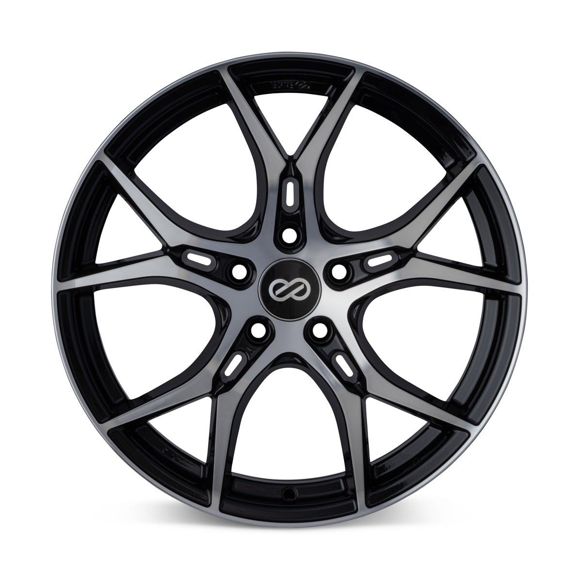 ENKEI VULCAN 17 X 7.5 +45 5 X 114.3 CB72.6 BLACK MACHINED