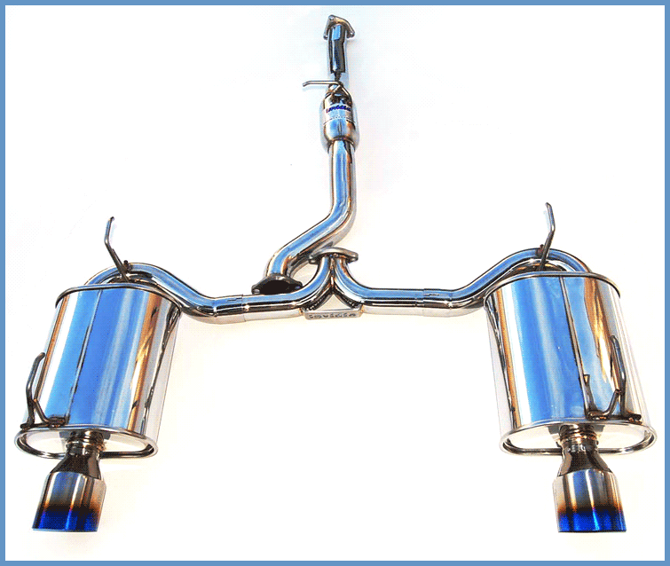 Invidia CATBACK HONDA S2000 Q300 SINGLE LAYER TITA. TIPS TIP 00-09 70mm 101mm