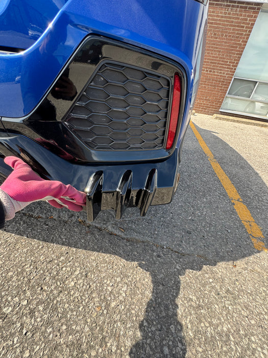 JDM Brand 2017-2021 Honda Civic FK7 Hatchback Rear Diffuser M Style