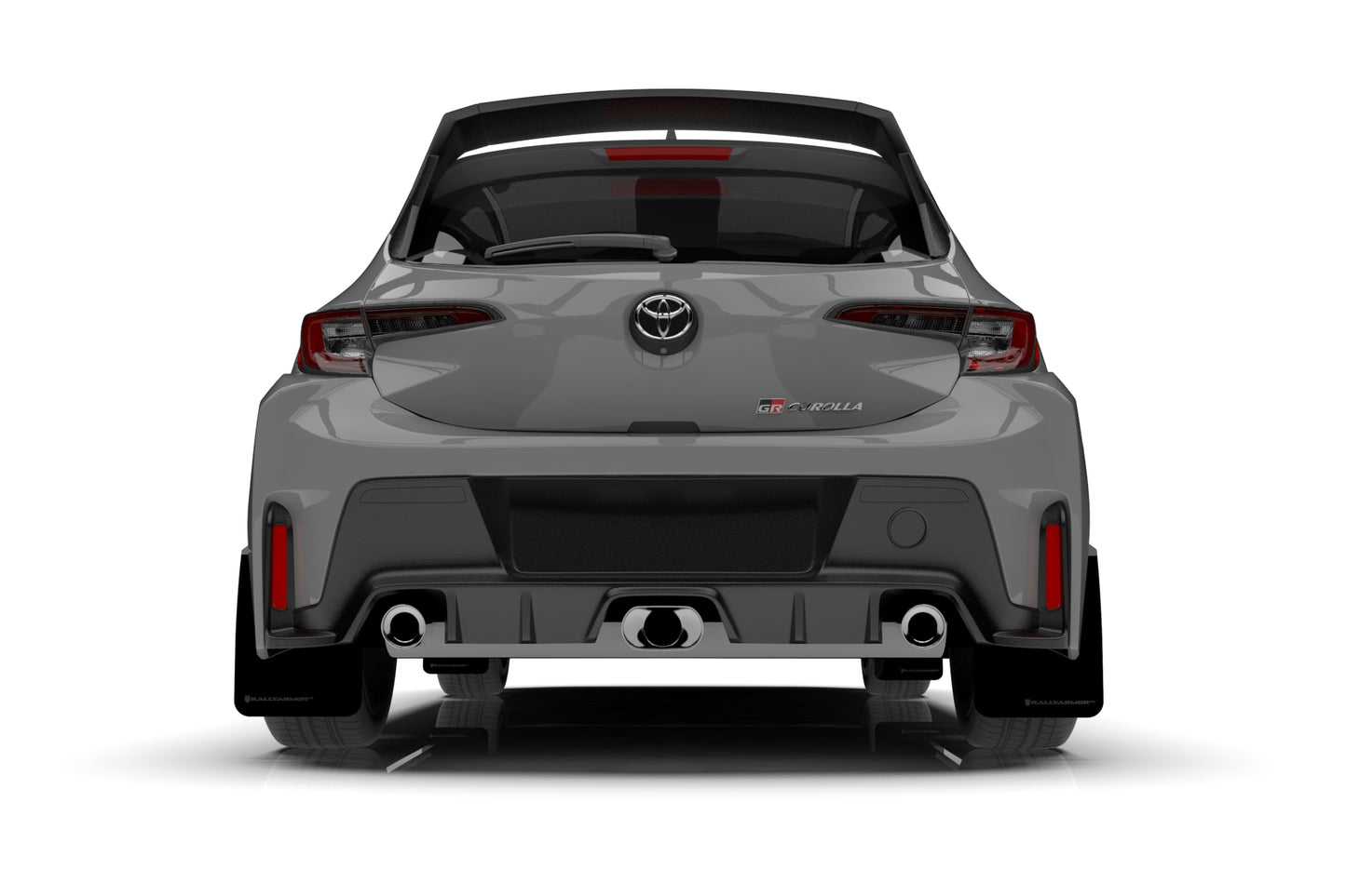 Rally Armor Mud Flaps Toyota GR Corolla 2023-24 (Black/Red Logo)