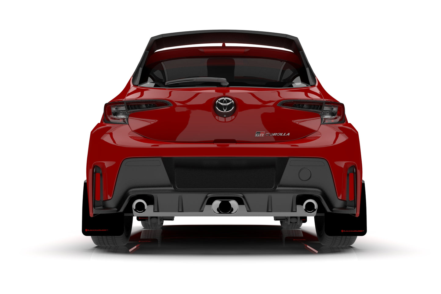 Rally Armor Mud Flaps Toyota GR Corolla 2023-24 (Black/Dark Grey Logo)