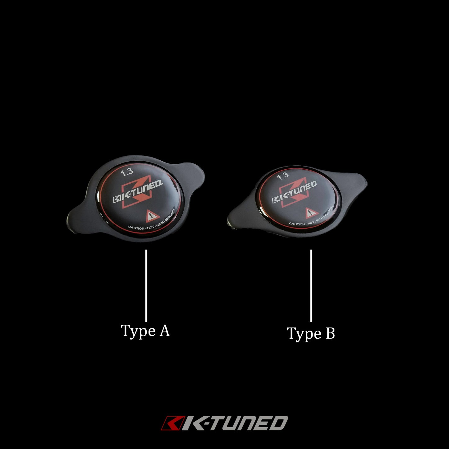 High-Pressure Radiator Cap - Type B (Black)