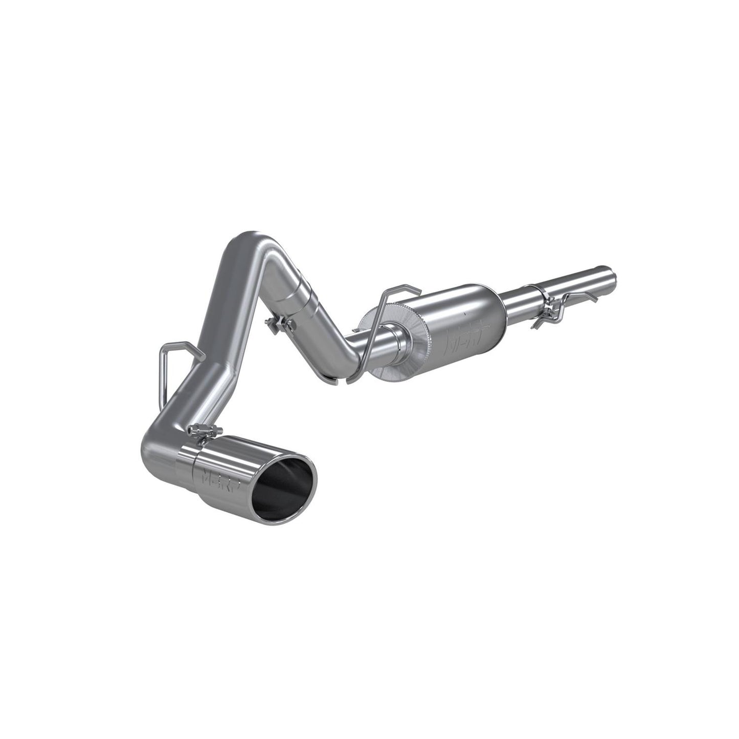 MBRP CHEVROLET/GMC 1500 4.8/5.3/6.0L RC/EC/CC 2009 2013 ALUMINIZED STEEL 3 CATBACK SINGLE SIDE