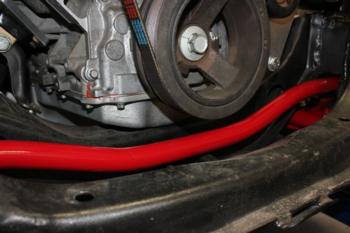 BMR Sway bar kit with bushings, front, hollow 1.25" Red