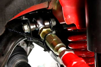 BMR Upper control arms, on-car adjustable, rod ends Red