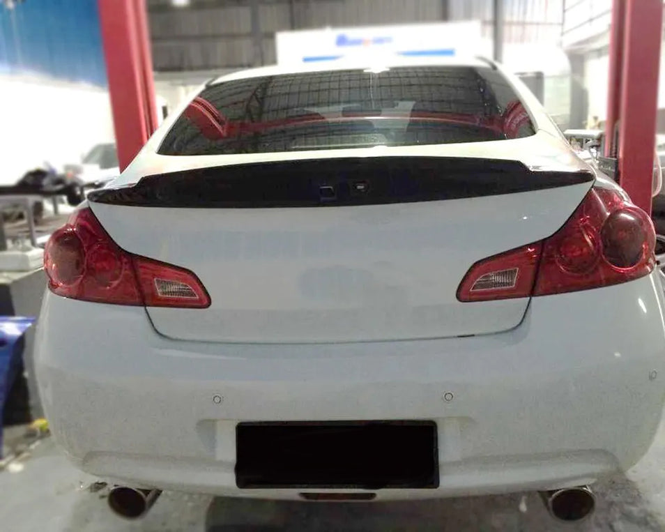 JDM Brand 2009-2013 Infiniti G37 Sedan J2 Style Trunk Spoiler (Carbon Fiber)