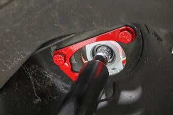 BMR Caster camber plates Red