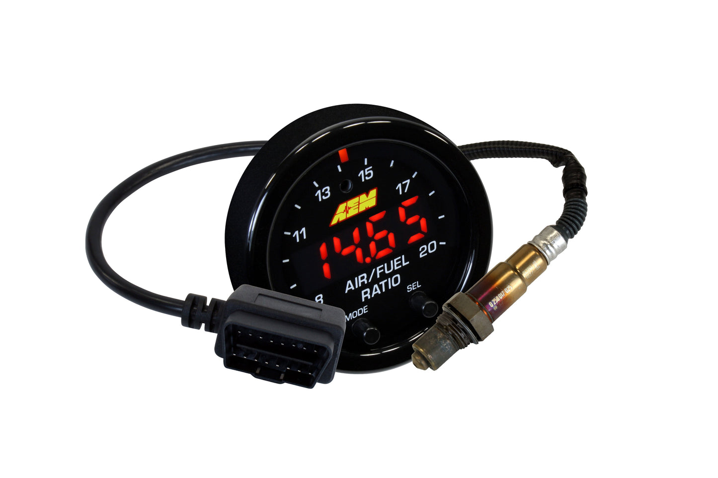 X-Series Wideband UEGO AFR Sensor Controller Gauge with OBDII EFI DATA LOG