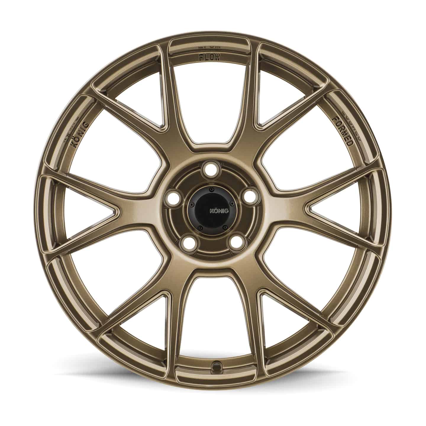 KONIG AMPLIFORM 17 X 9 +40 5 X 100 CB73.1 GLOSS BRONZE