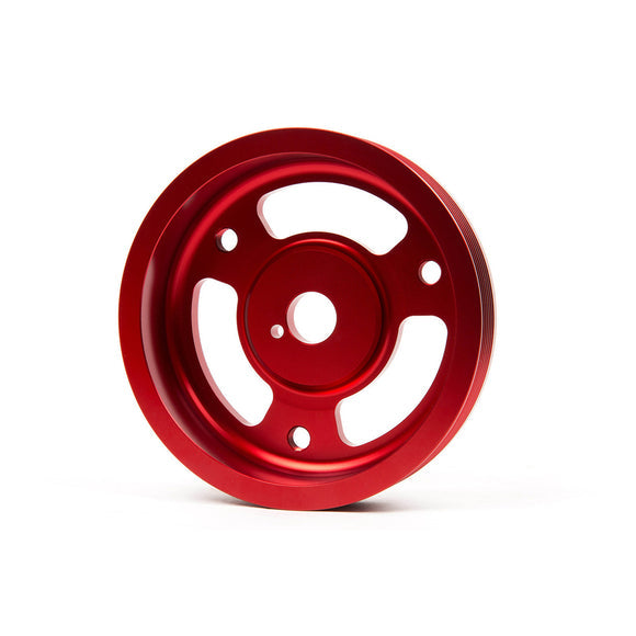 Grimmspeed Lightweight Crank Pulley Red For Subaru FA/FB Engines Equipped w/1-Pi