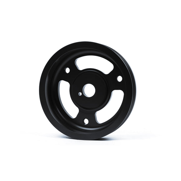 Grimmspeed Lightweight Crank Pulley Black For Subaru FA/FB Engines Equipped w/1-