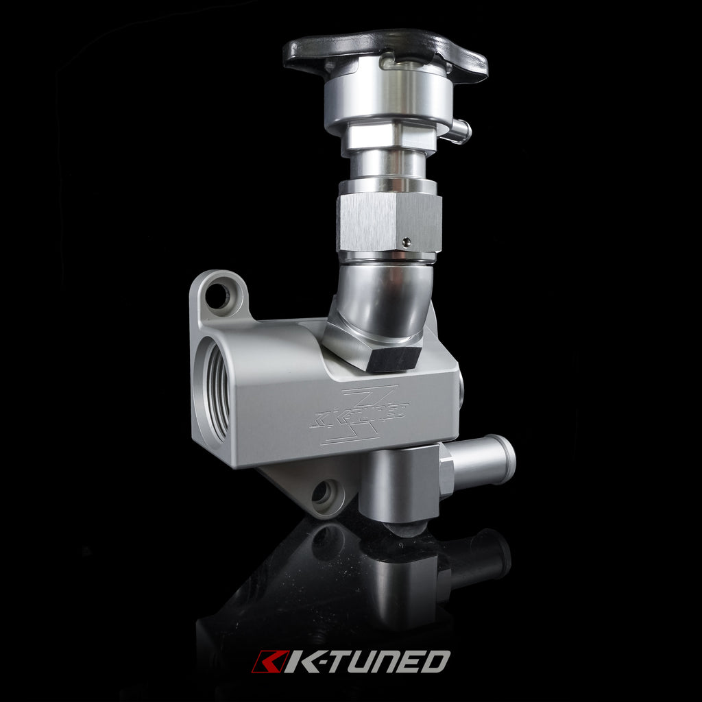 K24Z7 Upper Coolant Housing w/ Filler Neck (Straight Inlet) - Includes Hose End and 16AN