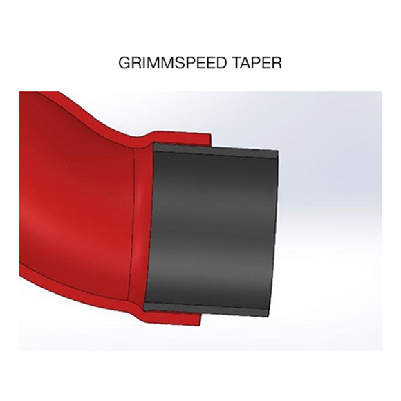 Grimmspeed Post MAF Hose Kit Red For Subaru 02-07 WRX/STI GrimmSpeed