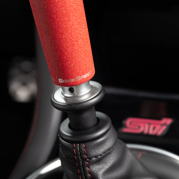 Grimmspeed Tallboy Shift Knob Aluminum Red M12x1.25 Manual For Subaru GrimmSpeed