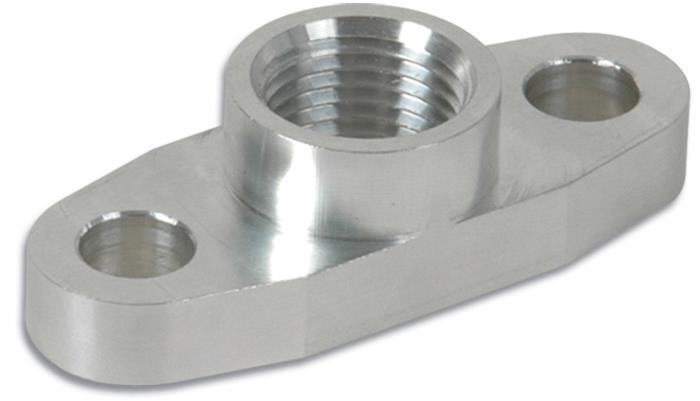 Flange Oil Drain Tapped 1/2 NPT (T3 / T4 / T04) w/M8 x 1.25 Bolts
