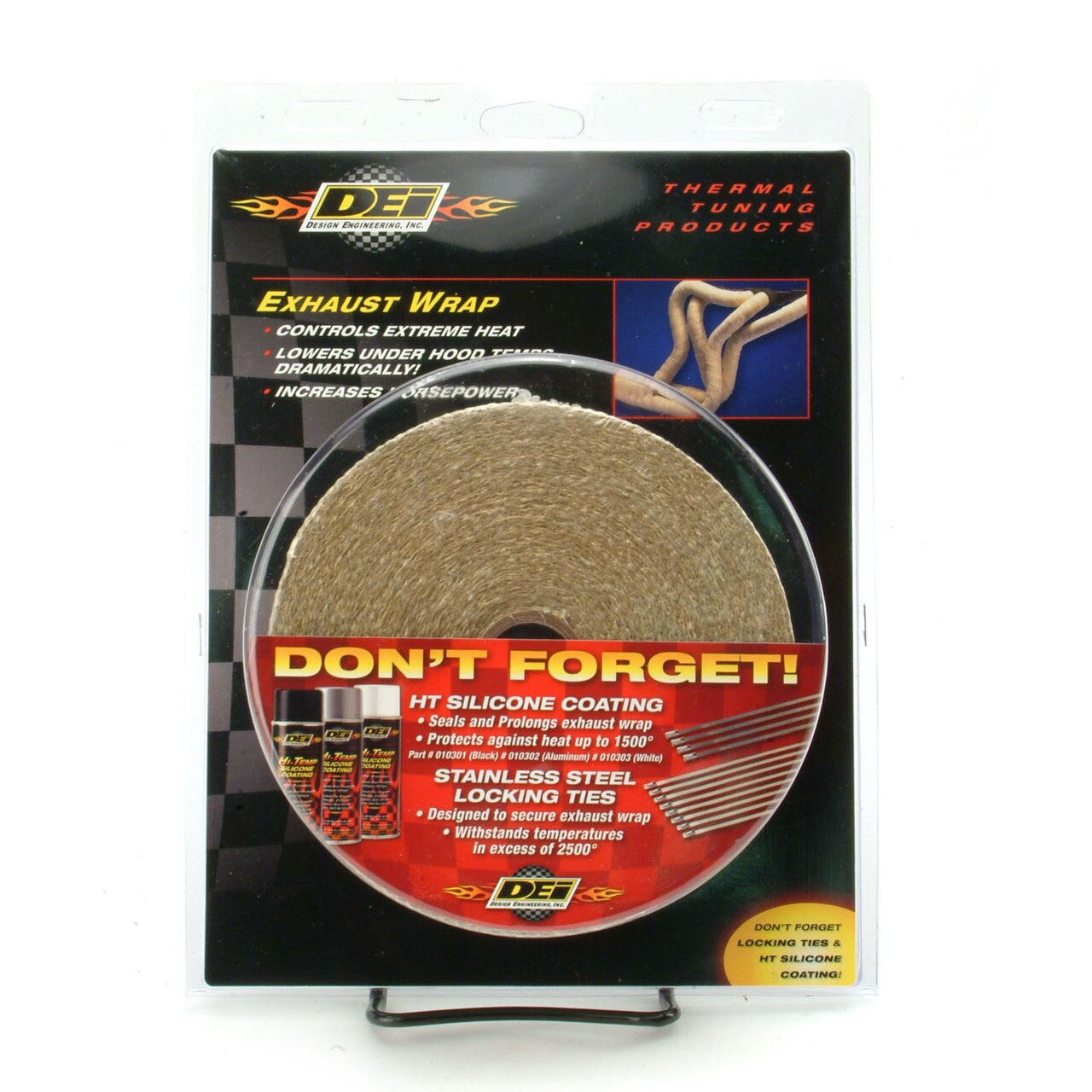 Exhaust Wrap 1 x 50ft - Tan