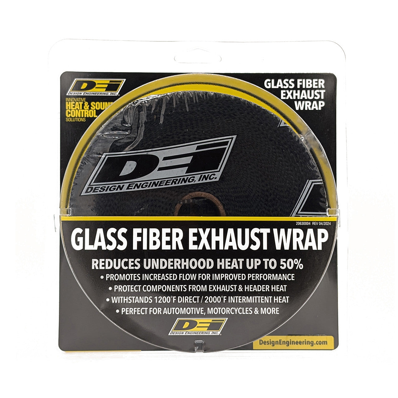 Exhaust Wrap 2 x 50ft - Black