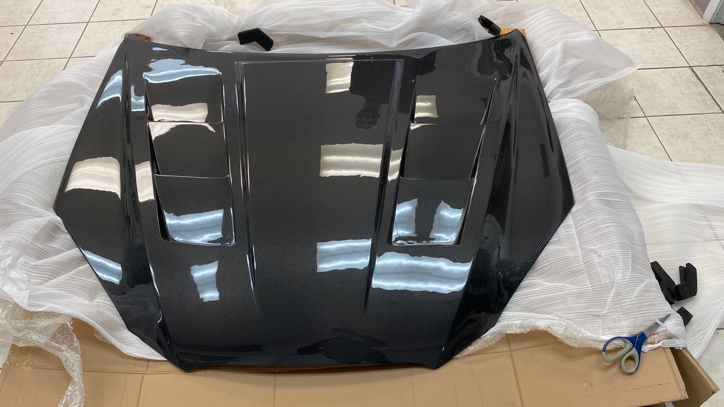 JDM Brand 2010-2012 Hyundai Genesis Coupe RS Style Hood (Carbon Fiber)