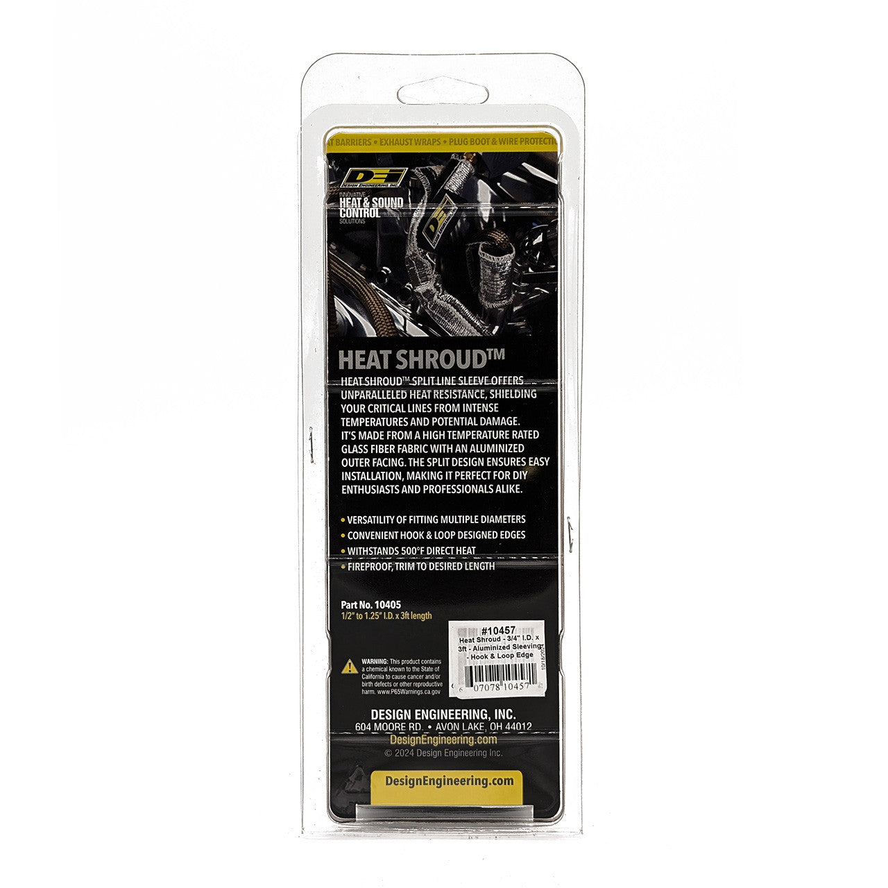 Heat Shroud - 3/4 I.D. x 3ft - Aluminized Sleeving
